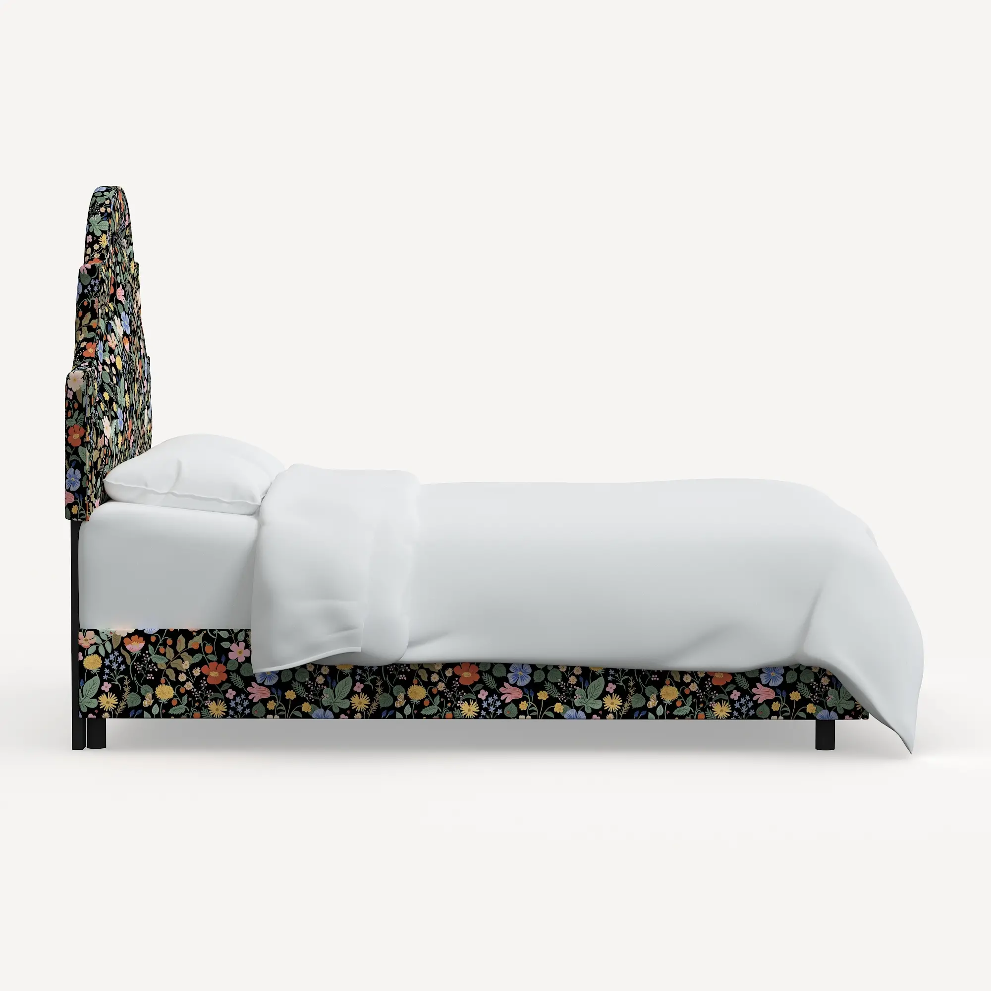 Rifle Paper Co. Marion Strawberry Fields Black Twin Bed