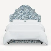 Rifle Paper Co. Marion Blue Pomegranate Twin Bed
