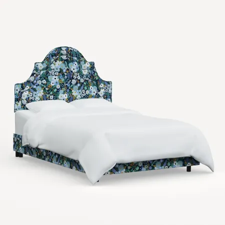 Rifle Paper Co Marion Garden Party Blue Queen Bed