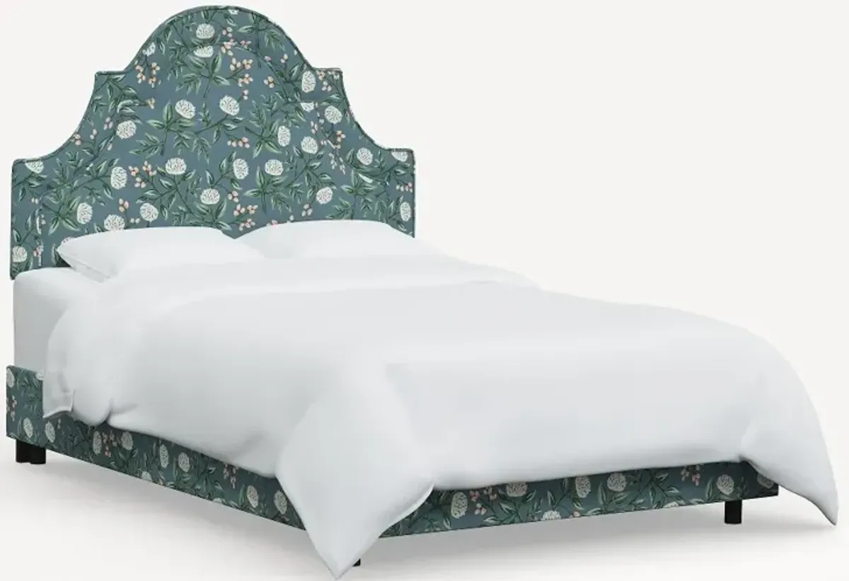 Rifle Paper Co Marion Emerald Peonies Queen Bed