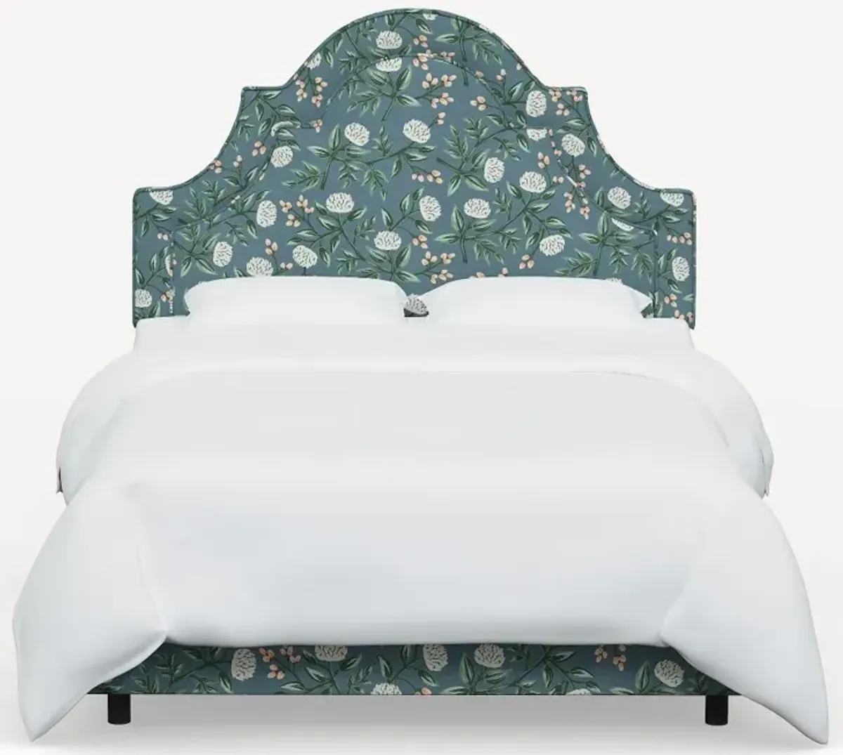 Rifle Paper Co Marion Emerald Peonies Cal-King Bed