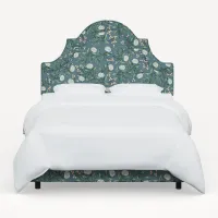 Rifle Paper Co Marion Emerald Peonies Cal-King Bed