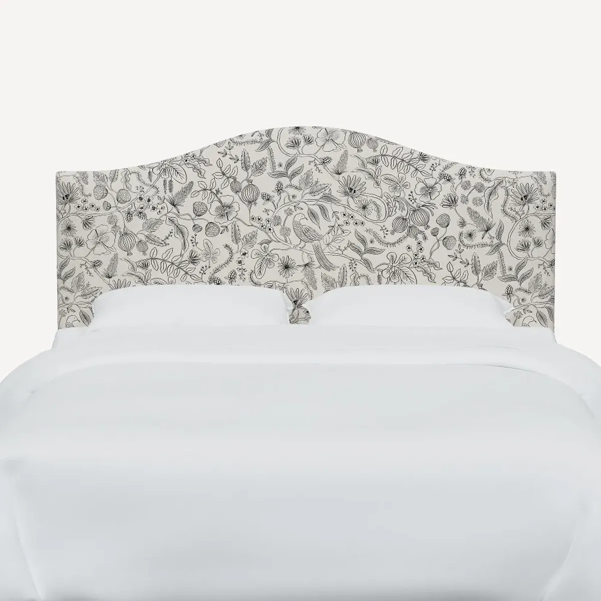 Rifle Paper Co Mayfair Aviary Cream & Black Twin Headboard