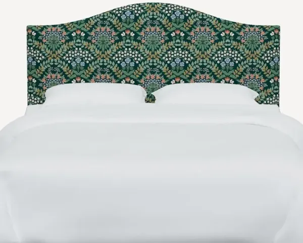 Rifle Paper Co Mayfair Bramble Emerald Twin Headboard