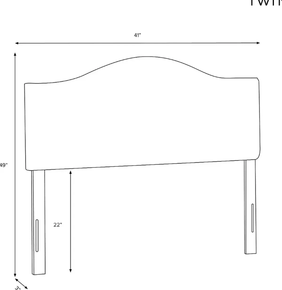 Rifle Paper Co Mayfair Bramble Emerald Twin Headboard