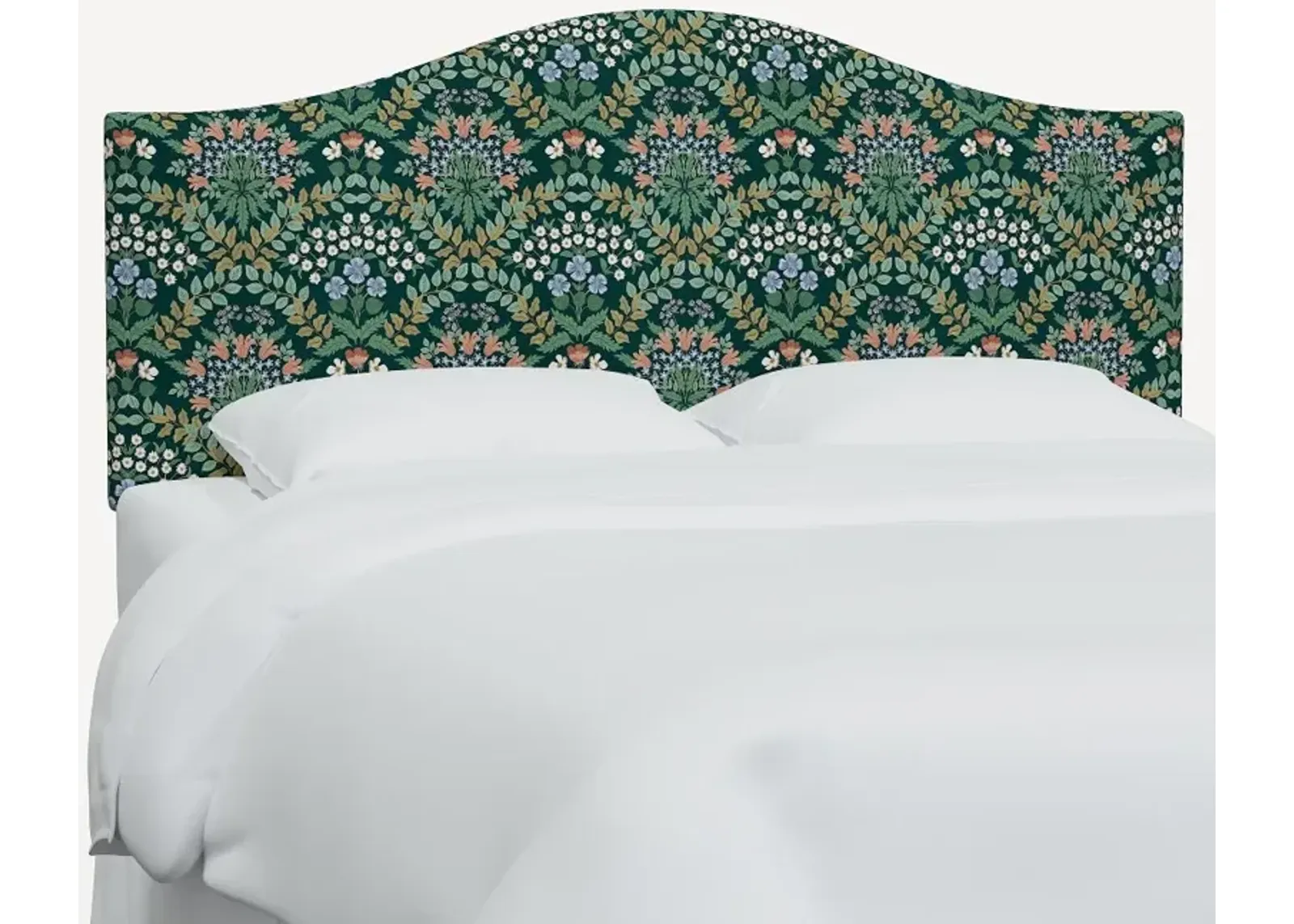 Rifle Paper Co Mayfair Bramble Emerald Full Headboard