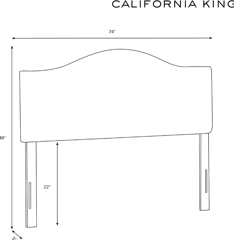 Rifle Paper Co Mayfair Bramble Emerald Cal-King Headboard