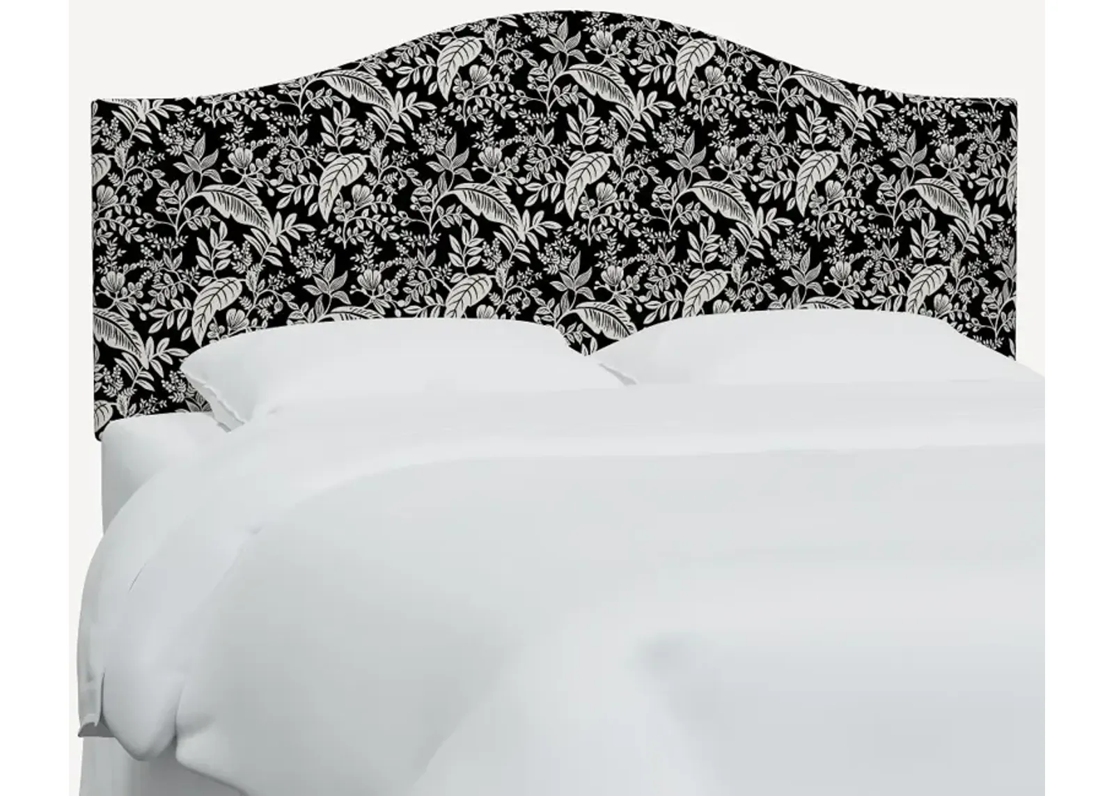 Rifle Paper Co Mayfair Canopy Black & Cream King Headboard