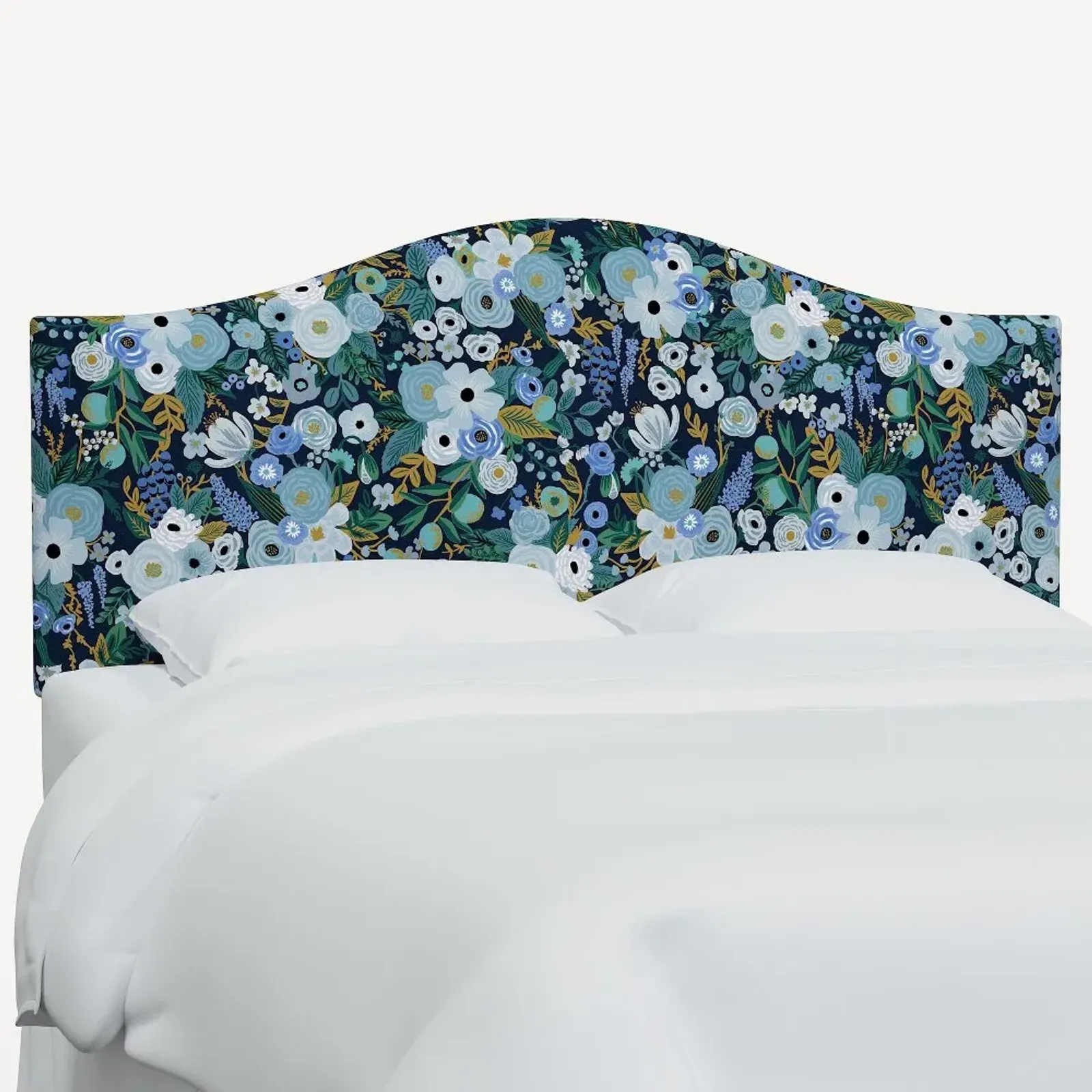 Rifle Paper Co Mayfair Garden Party Blue King Headboard