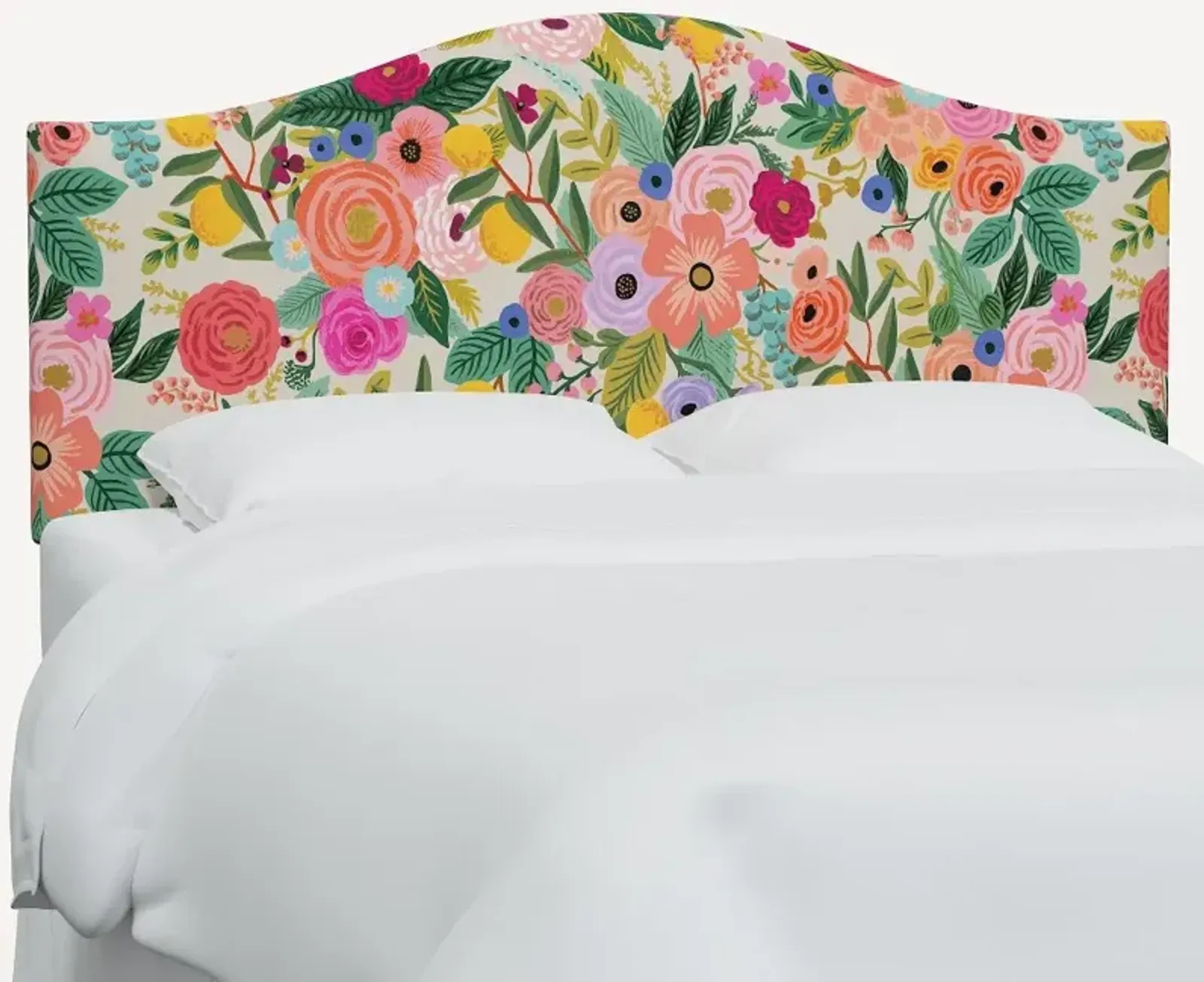 Rifle Paper Co Mayfair Garden Party Pink Twin Headboard