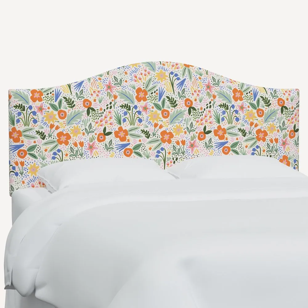 Rifle Paper Co Mayfair Multicolor Floral Twin Headboard