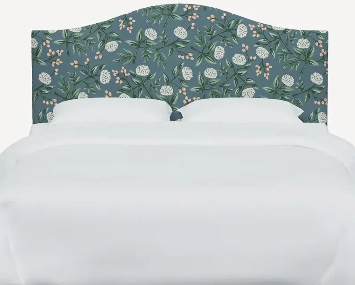 Rifle Paper Co Mayfair Emerald Peonies Twin Headboard