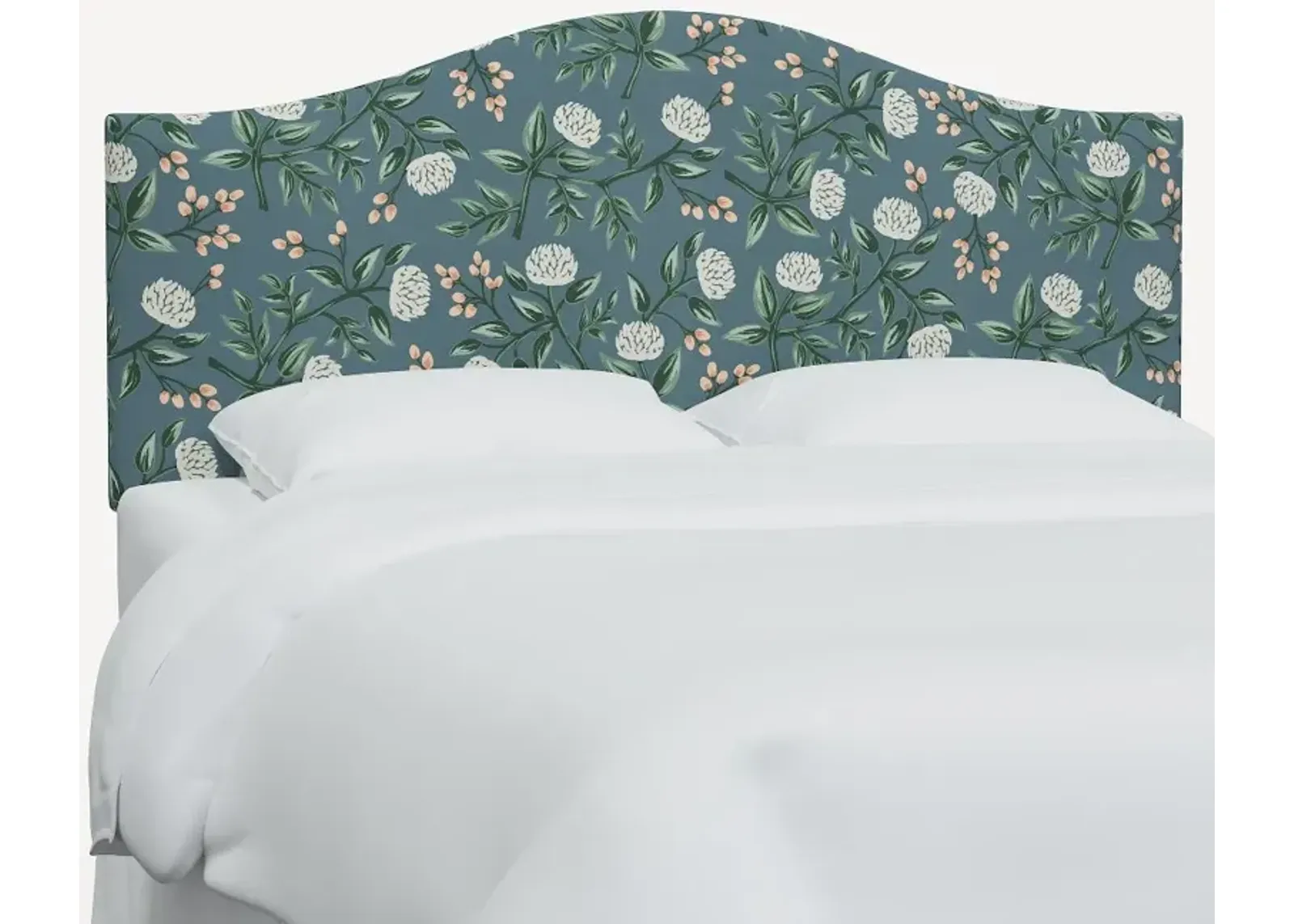 Rifle Paper Co Mayfair Emerald Peonies Twin Headboard