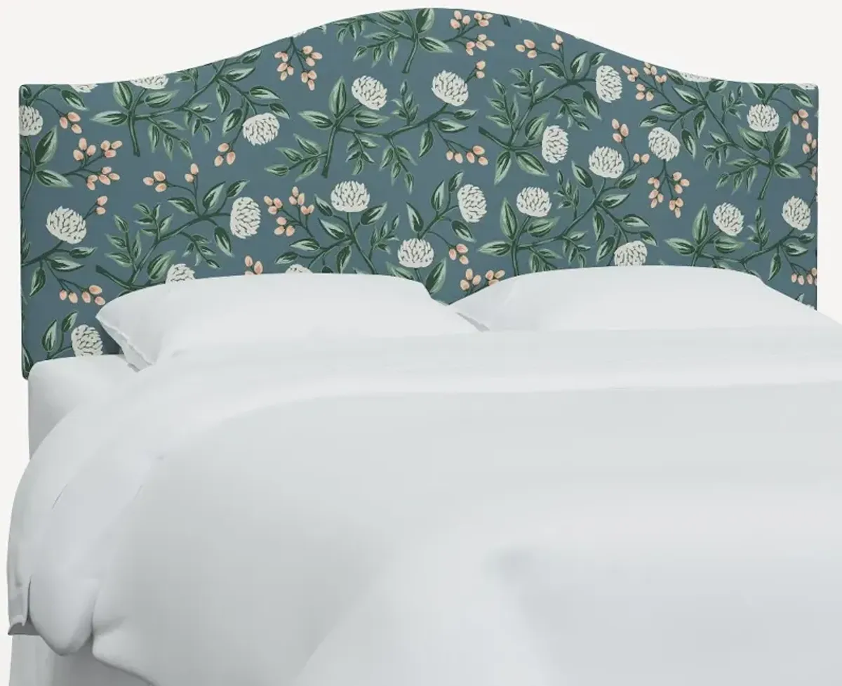 Rifle Paper Co Mayfair Emerald Peonies Twin Headboard