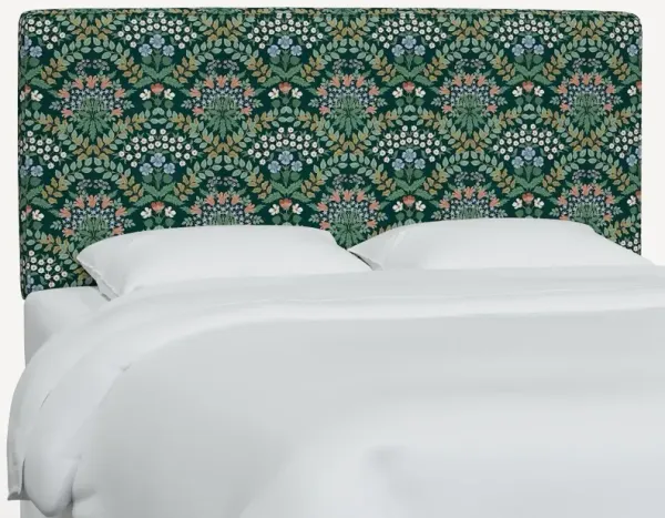 Rifle Paper Co Elly Bramble Emerald King Headboard