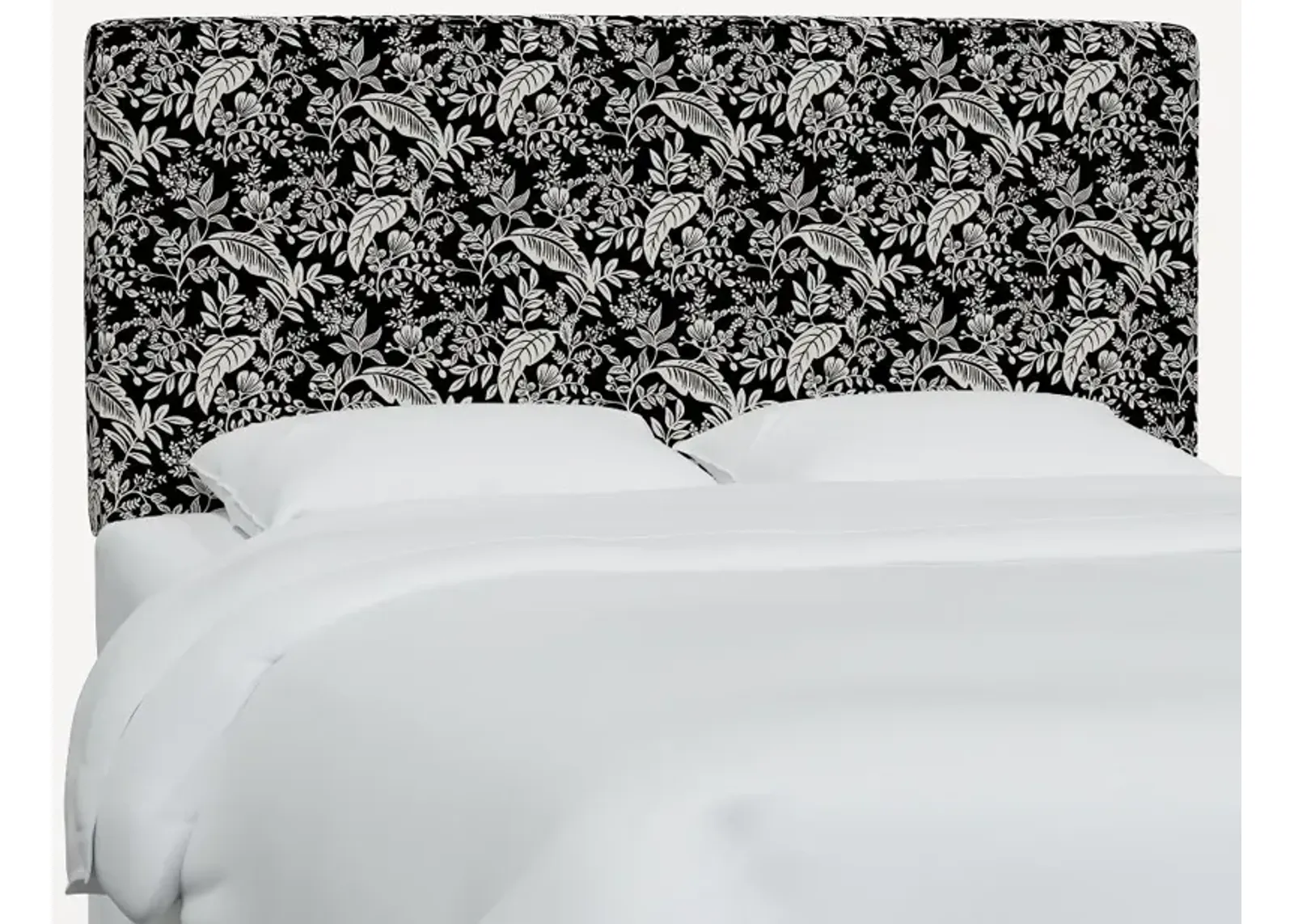 Rifle Paper Co Elly Canopy Black & Cream King Headboard