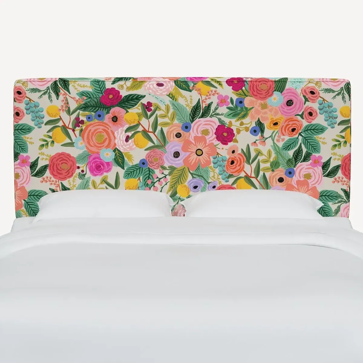 Rifle Paper Co Elly Garden Party Pink Twin Headboard