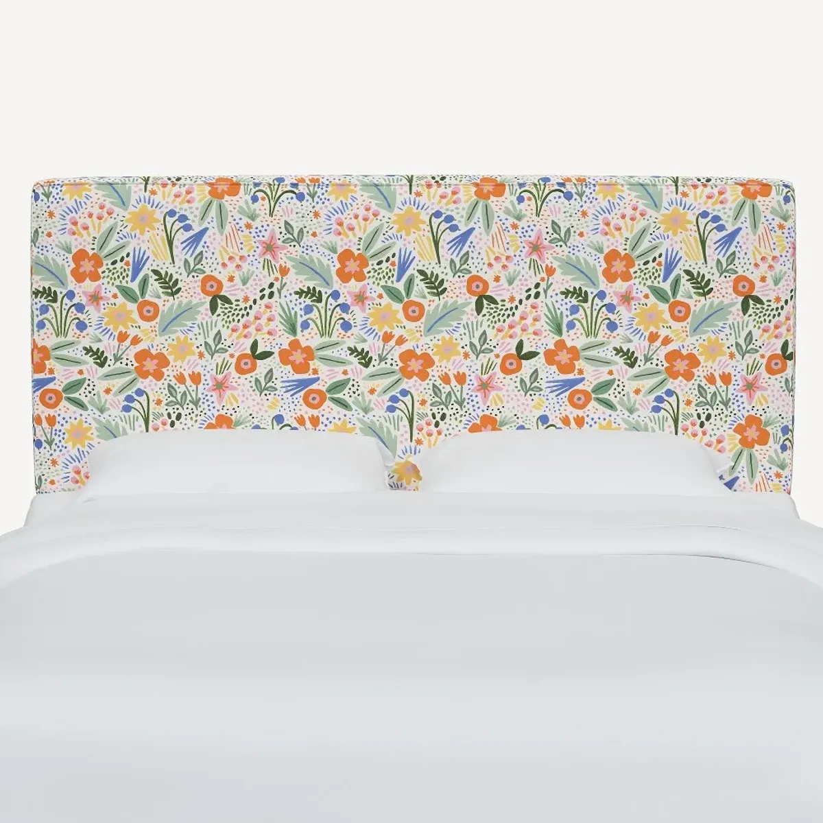 Rifle Paper Co Elly Multicolor Floral Queen Headboard