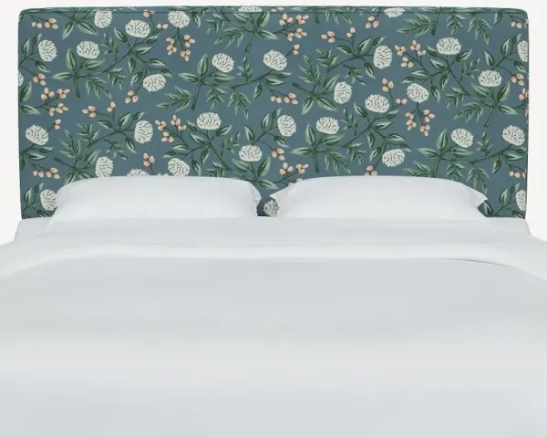 Rifle Paper Co Elly Emerald Peonies Twin Headboard