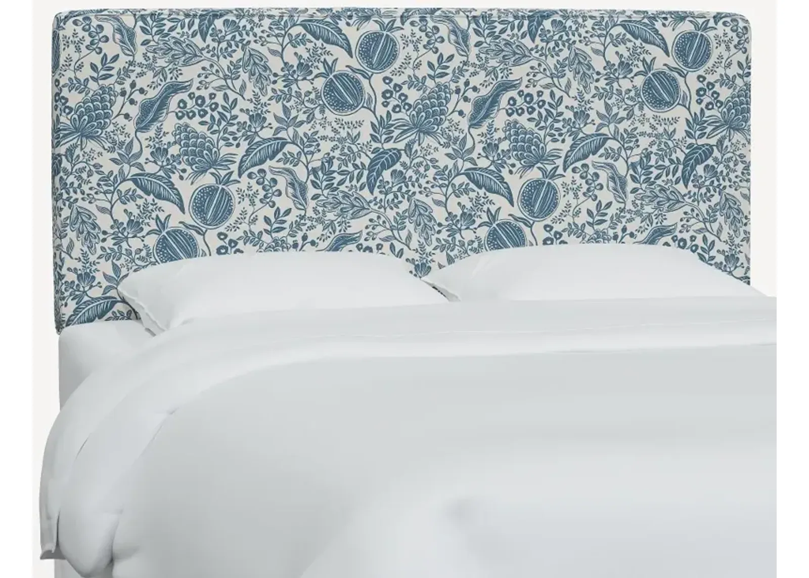 Rifle Paper Co Elly Blue Pomegranate Twin Headboard