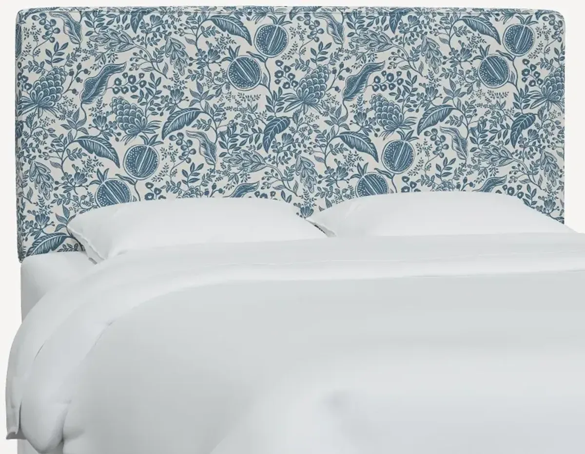 Rifle Paper Co Elly Blue Pomegranate Twin Headboard