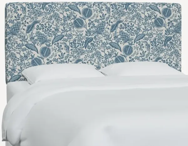 Rifle Paper Co Elly Blue Pomegranate Twin Headboard