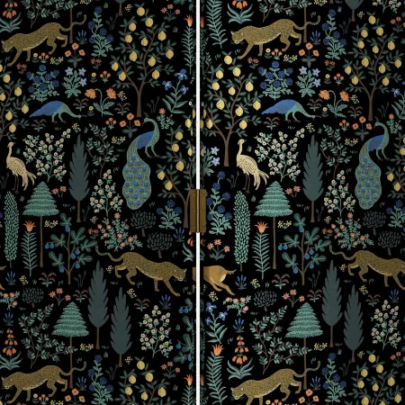 Rifle Paper Co. Edes Menagerie Black Screen