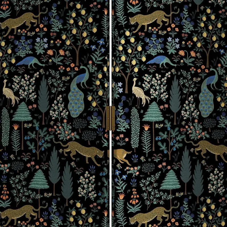 Rifle Paper Co. Edes Menagerie Black Screen