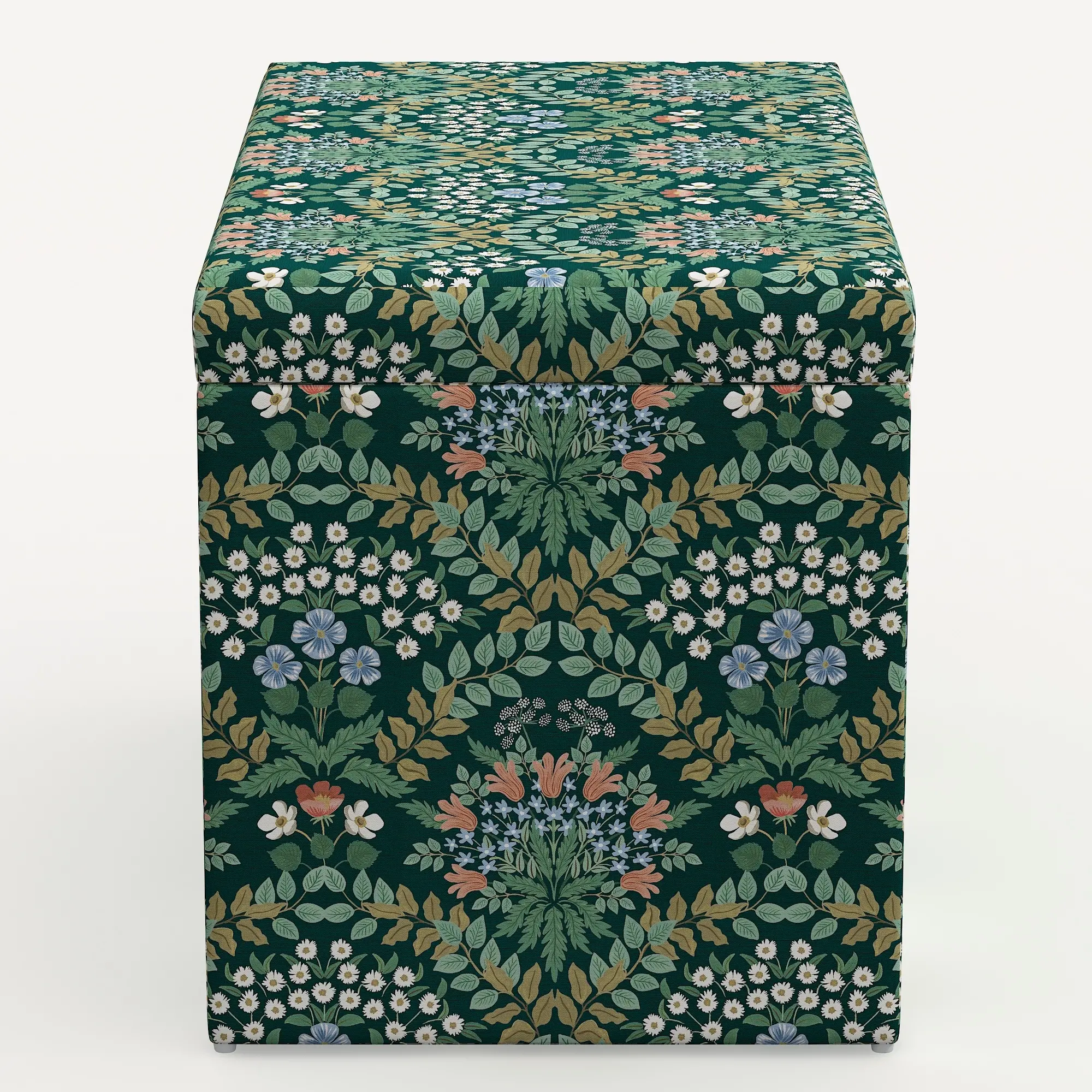 Rifle Paper Co. Willie Bramble Emerald Storage Bench