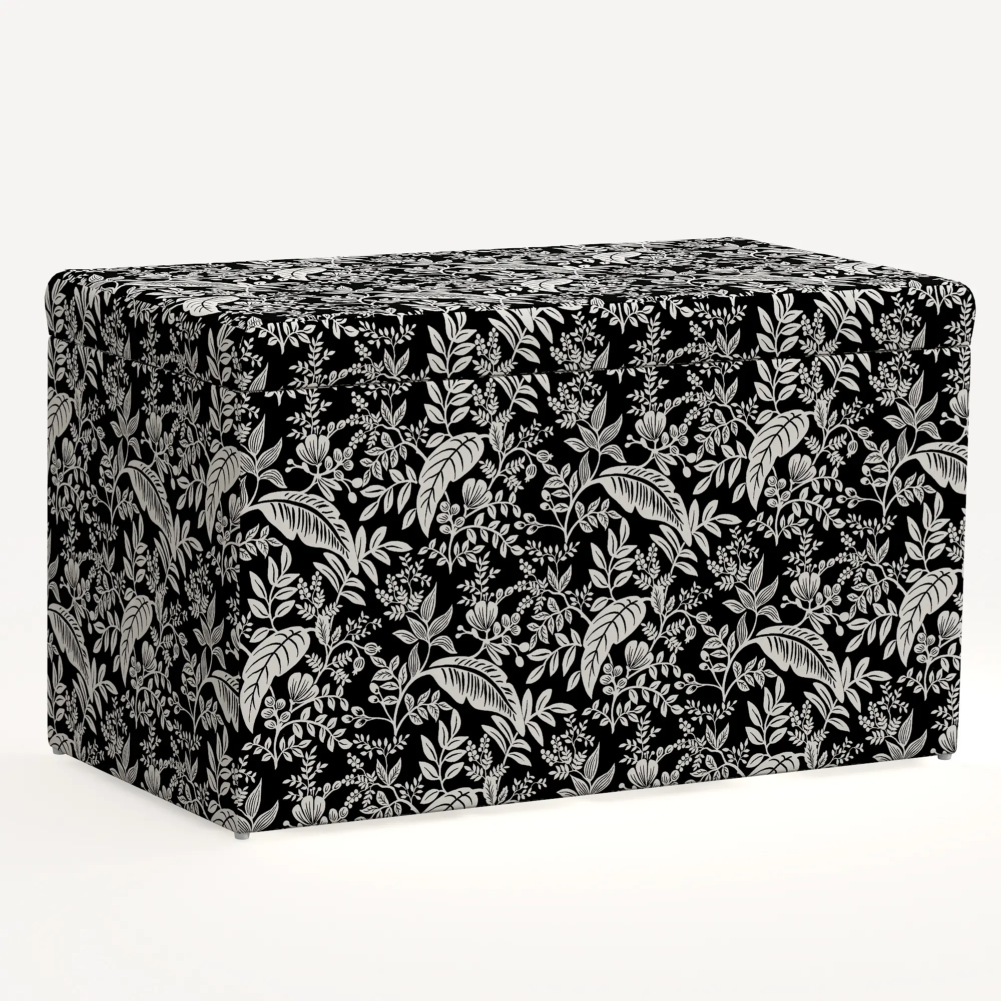 Rifle Paper Co. Willie Canopy Black & Cream Storage Bench