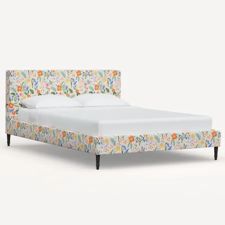 Rifle Paper Co Elly Multicolor Floral Twin Platform Bed
