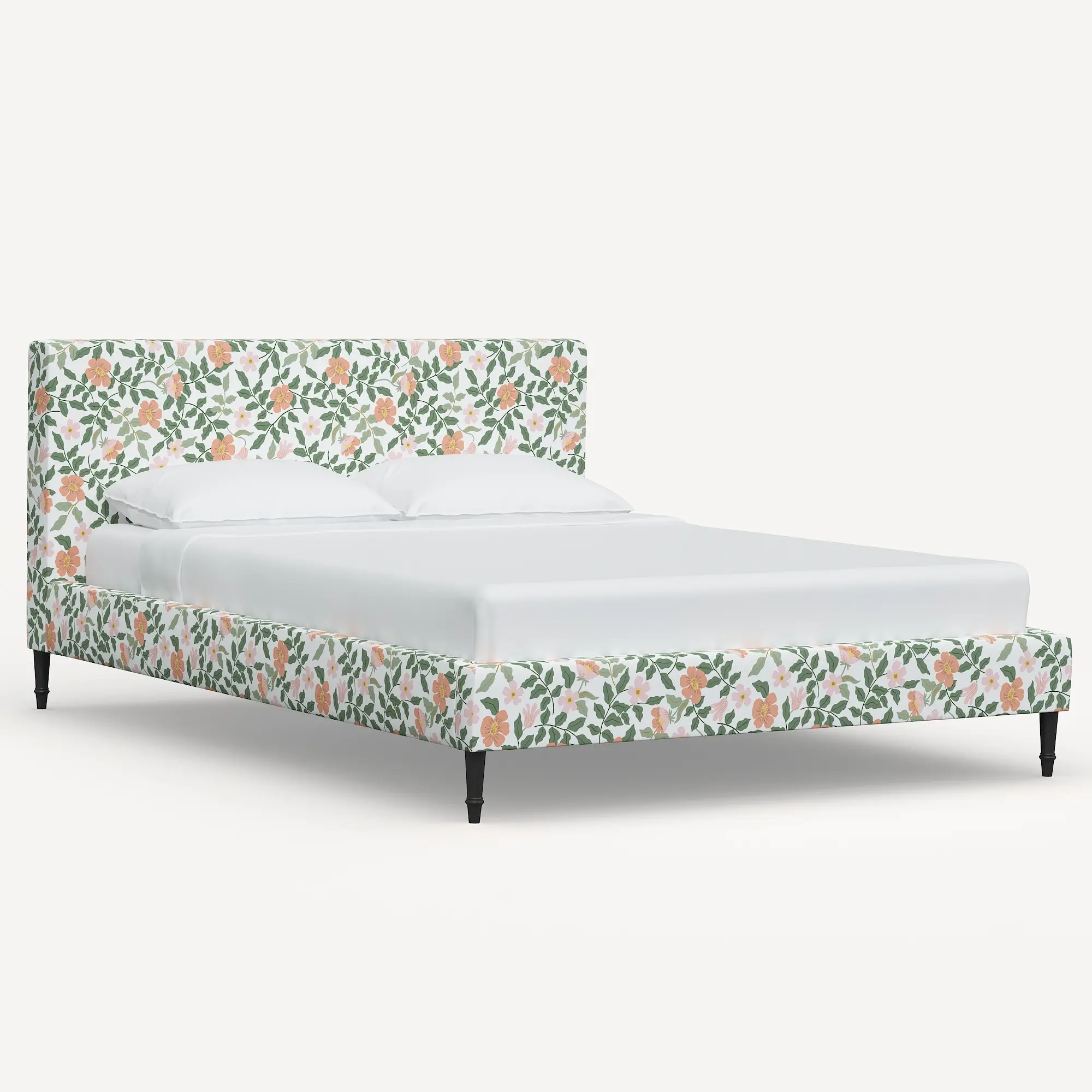 Rifle Paper Co Elly Primrose Blush & Cream Twin Platform Bed