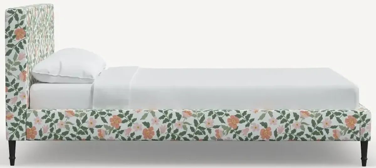 Rifle Paper Co Elly Primrose Blush & Cream Twin Platform Bed