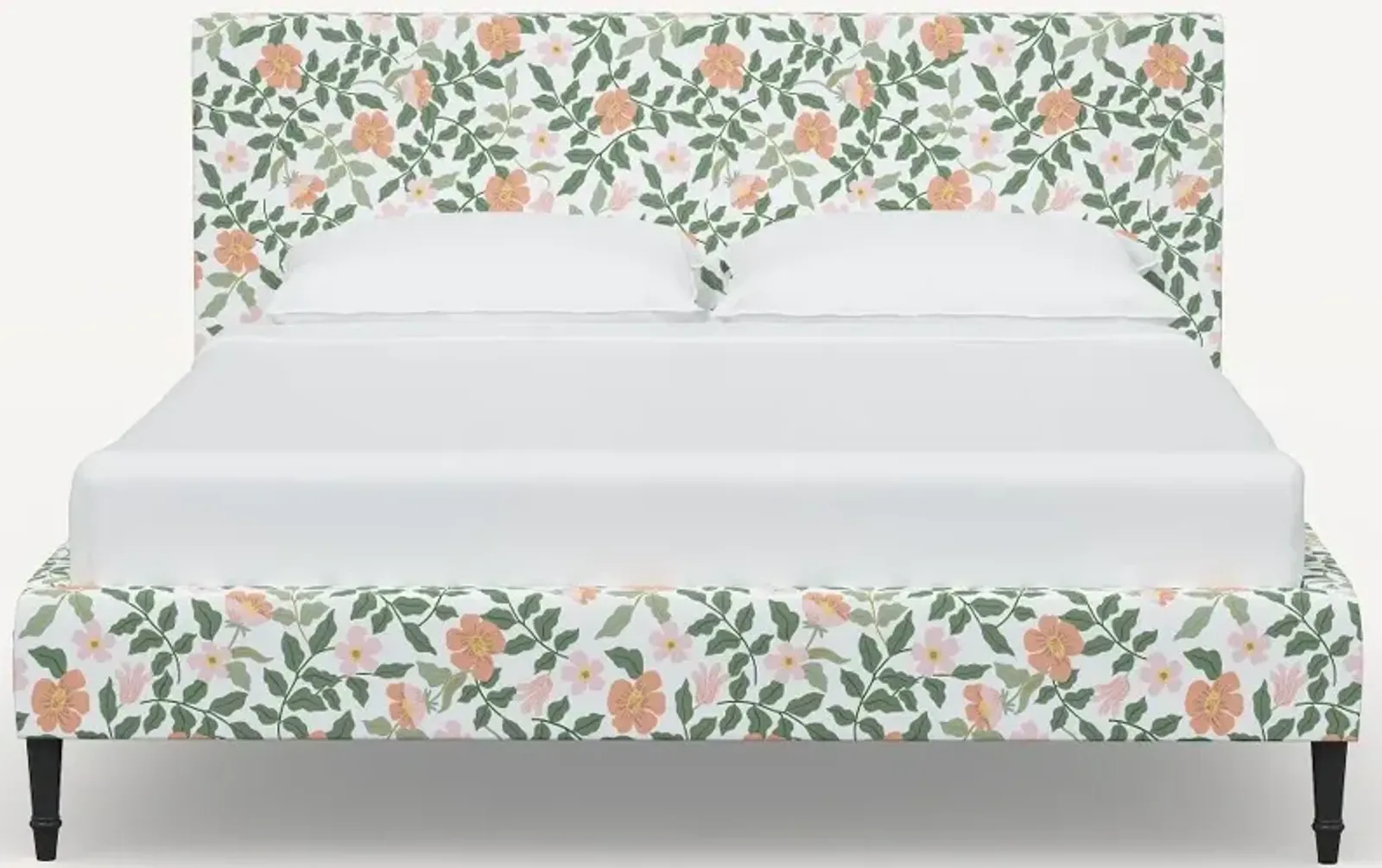 Rifle Paper Co Elly Primrose Blush & Cream Twin Platform Bed