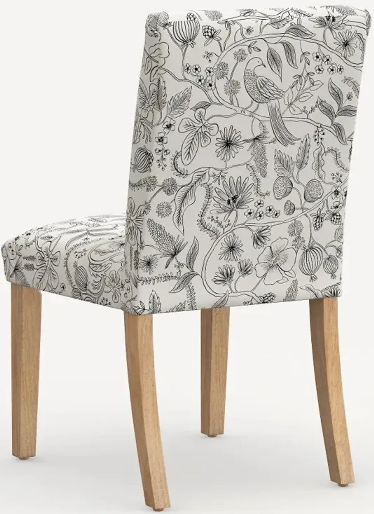 Rifle Paper Co. Lorraine Aviary Cream & Black Dining Chair