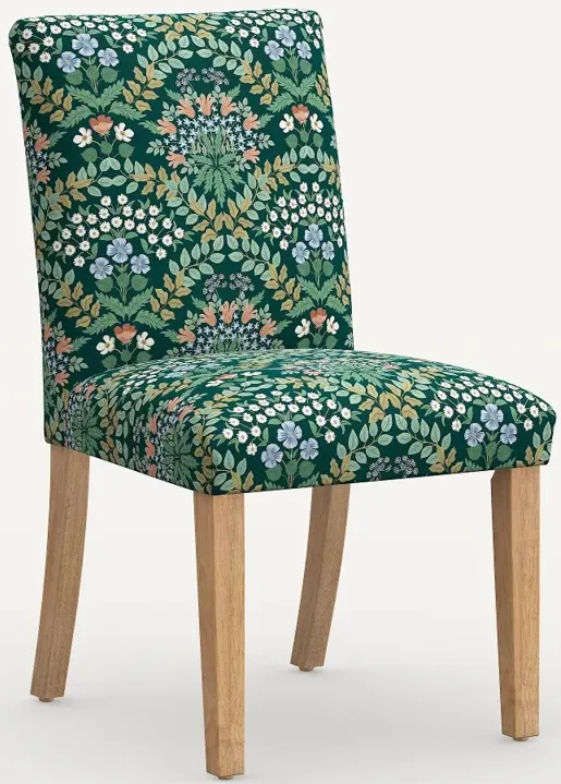 Rifle Paper Co. Lorraine Bramble Emerald Dining Chair