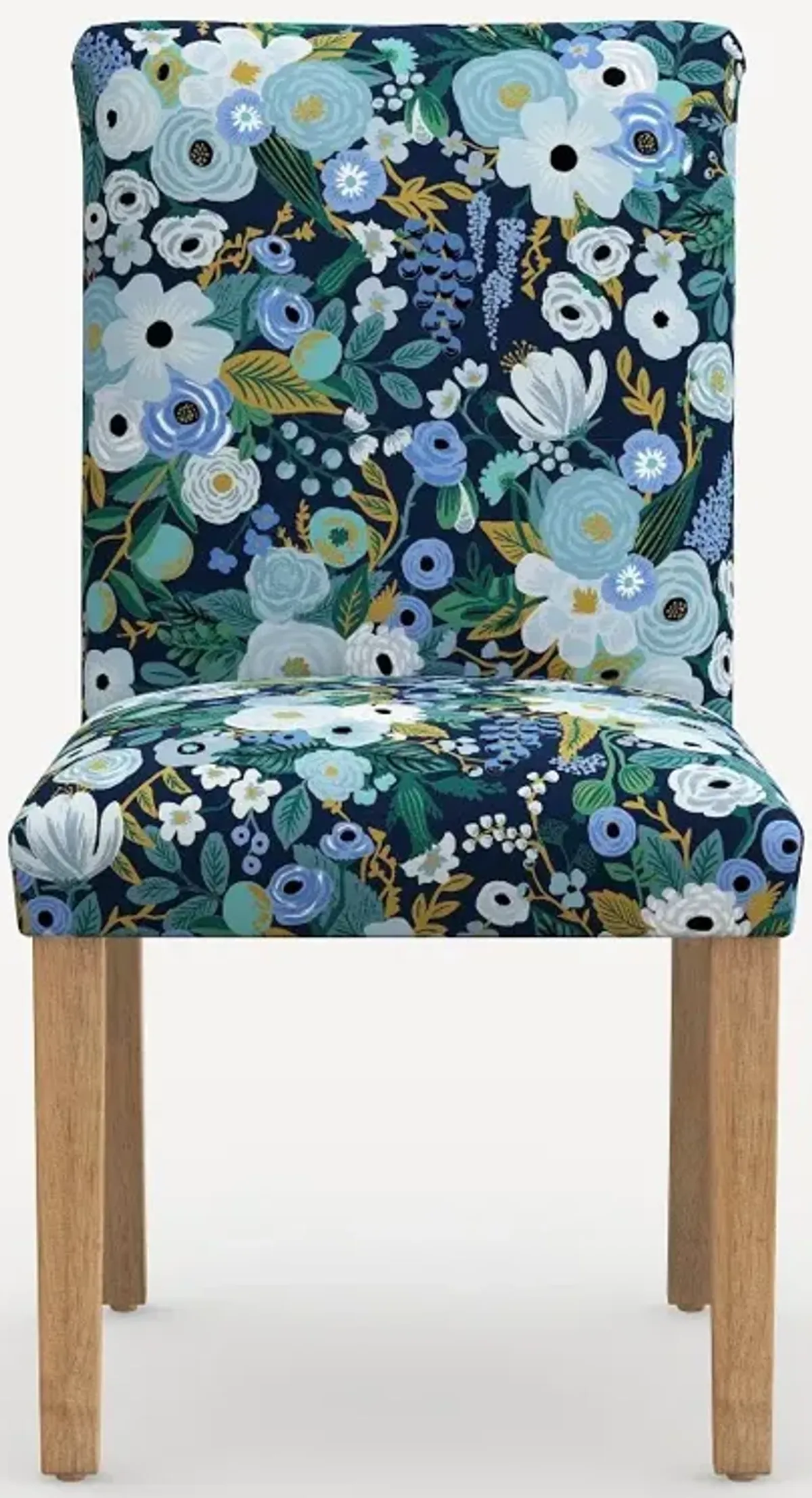 Rifle Paper Co. Lorraine Garden Party Blue Dining Chair