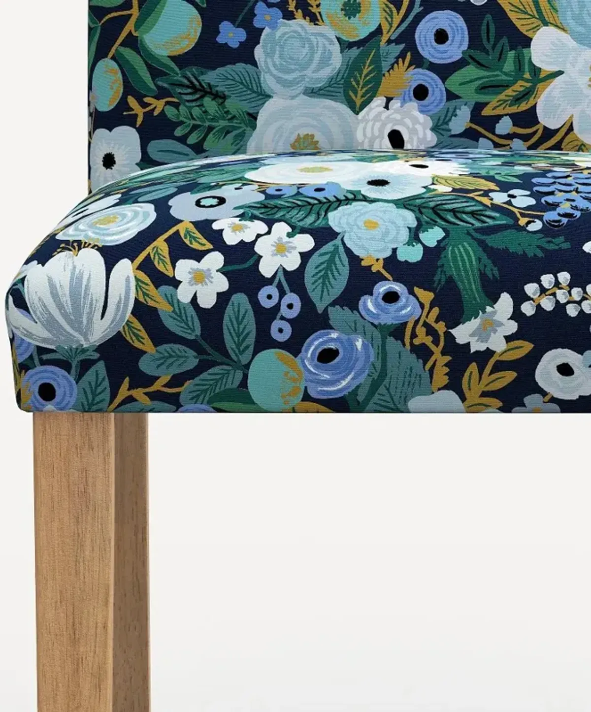 Rifle Paper Co. Lorraine Garden Party Blue Dining Chair