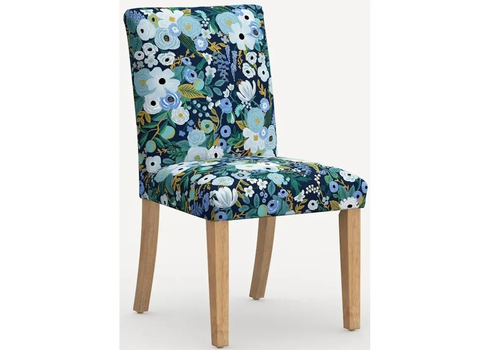 Rifle Paper Co. Lorraine Garden Party Blue Dining Chair