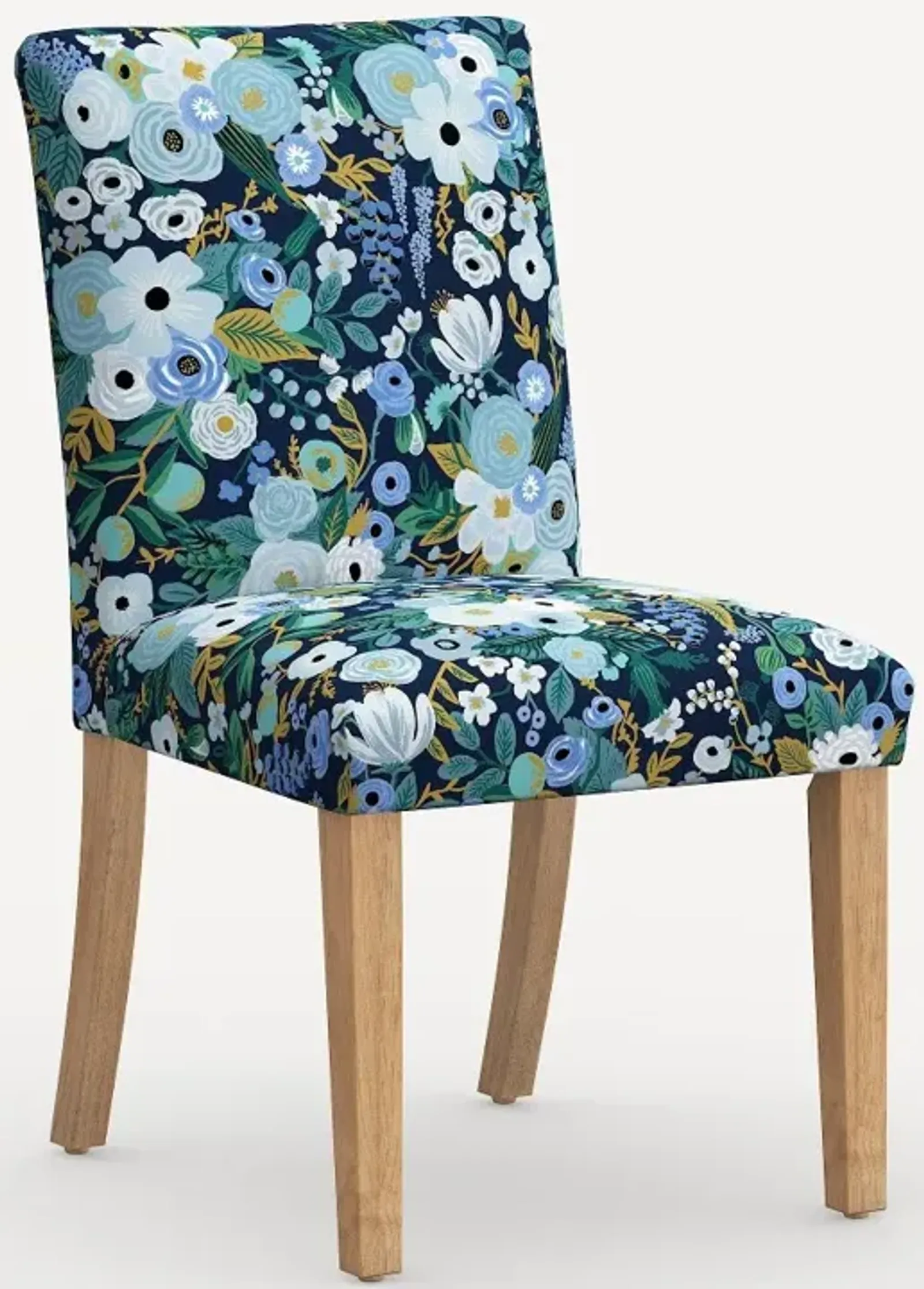 Rifle Paper Co. Lorraine Garden Party Blue Dining Chair