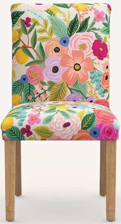 Rifle Paper Co. Lorraine Garden Party Pink Dining Chair