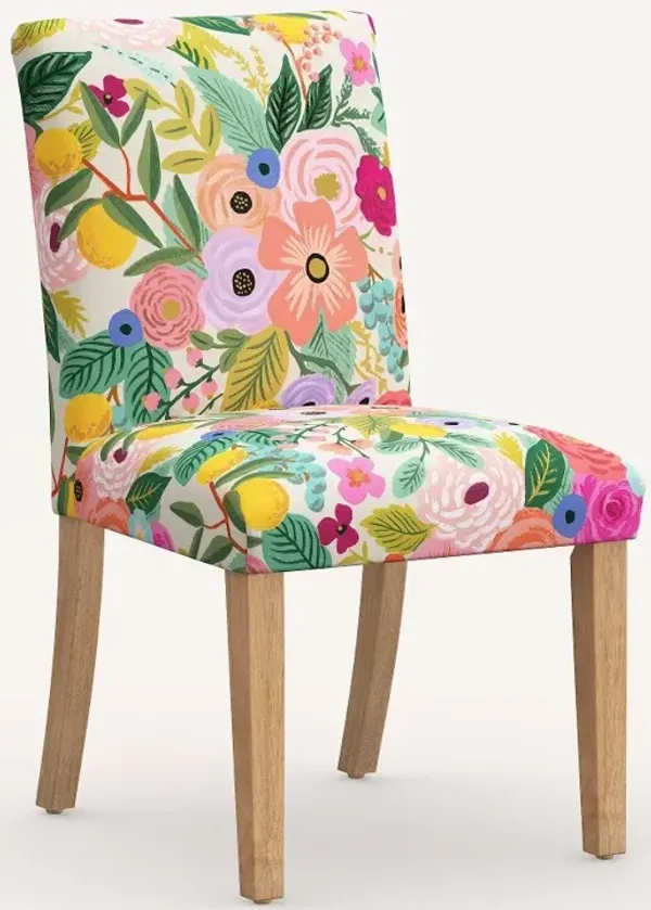 Rifle Paper Co. Lorraine Garden Party Pink Dining Chair