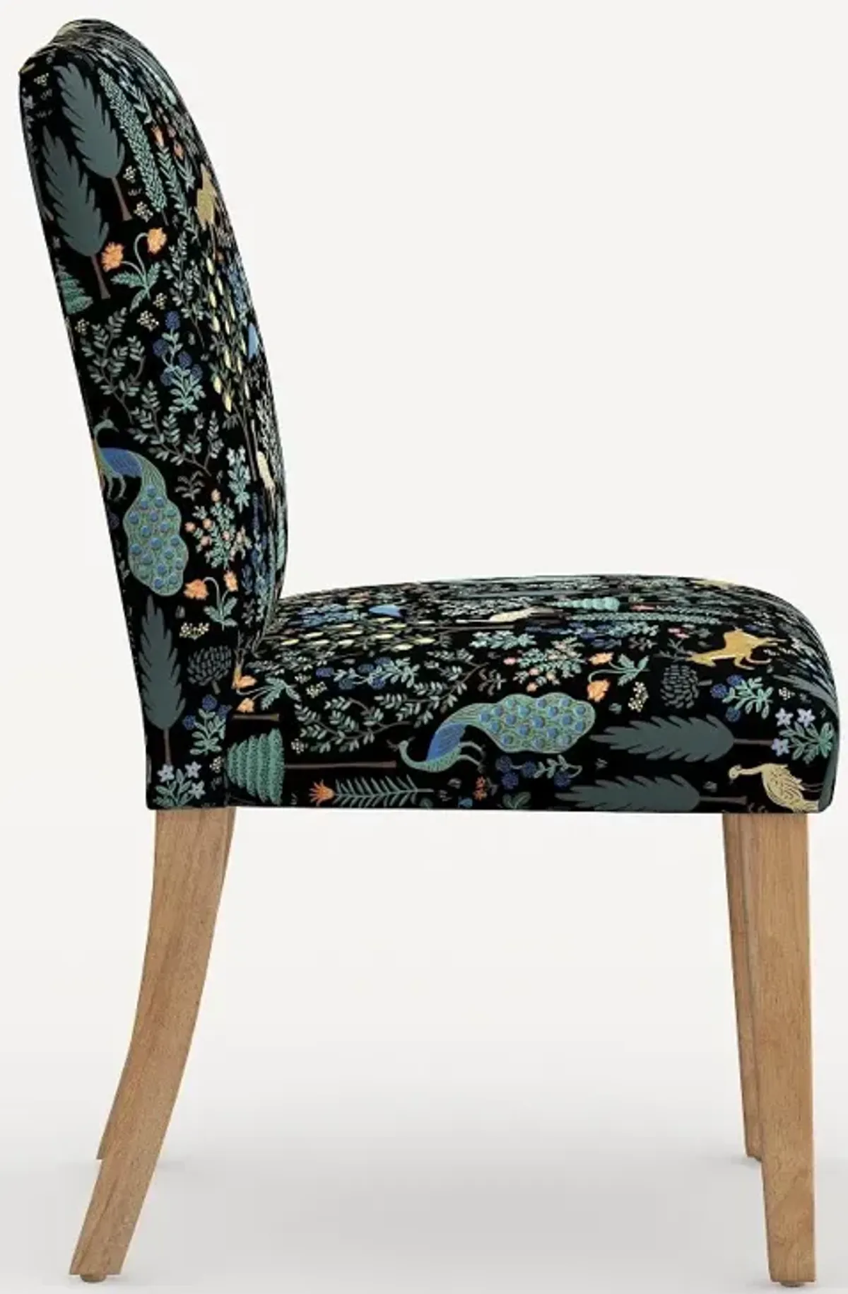 Rifle Paper Co. Lorraine Menagerie Black Dining Chair