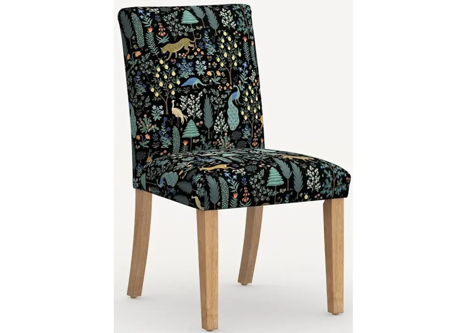 Rifle Paper Co. Lorraine Menagerie Black Dining Chair