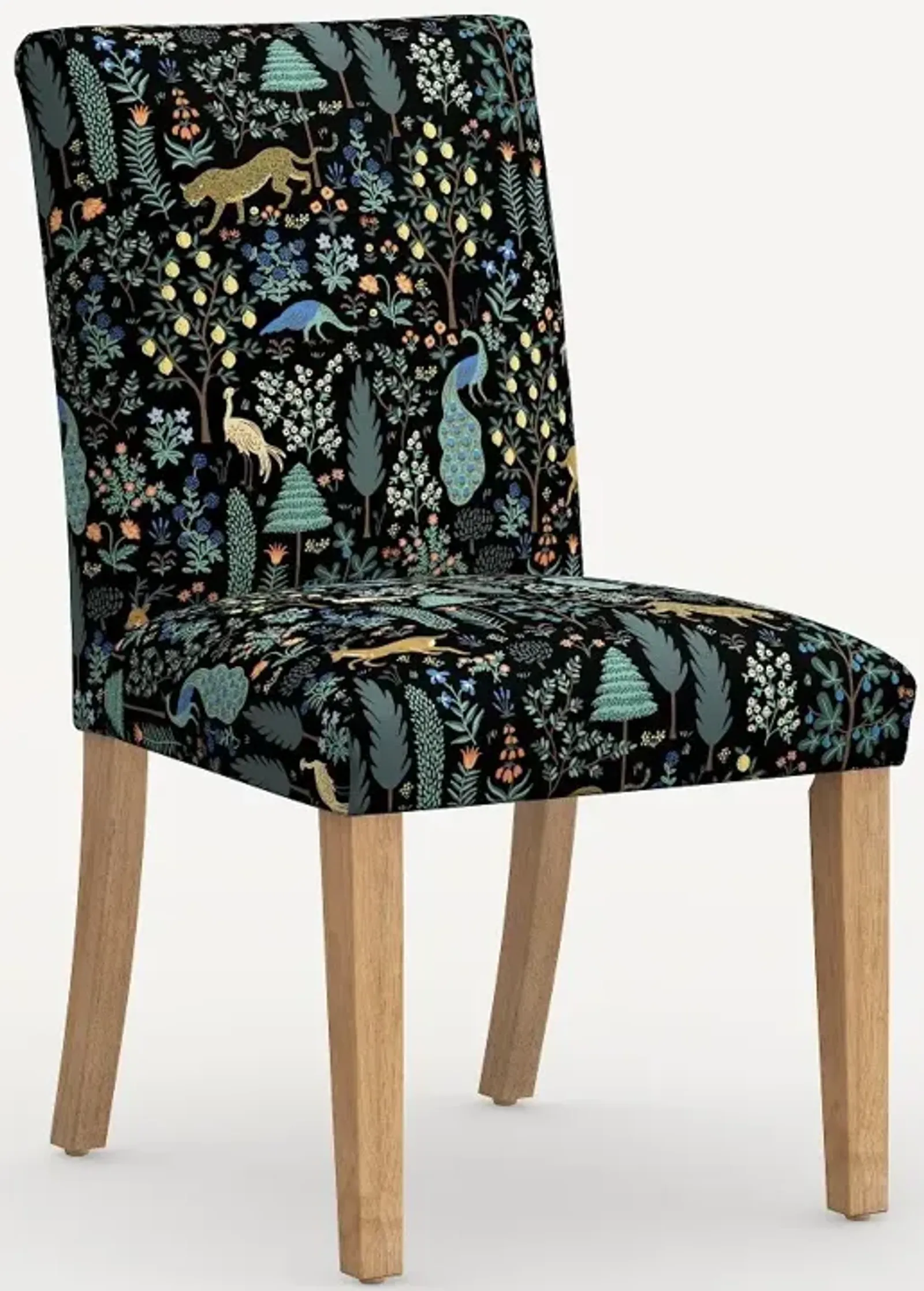 Rifle Paper Co. Lorraine Menagerie Black Dining Chair