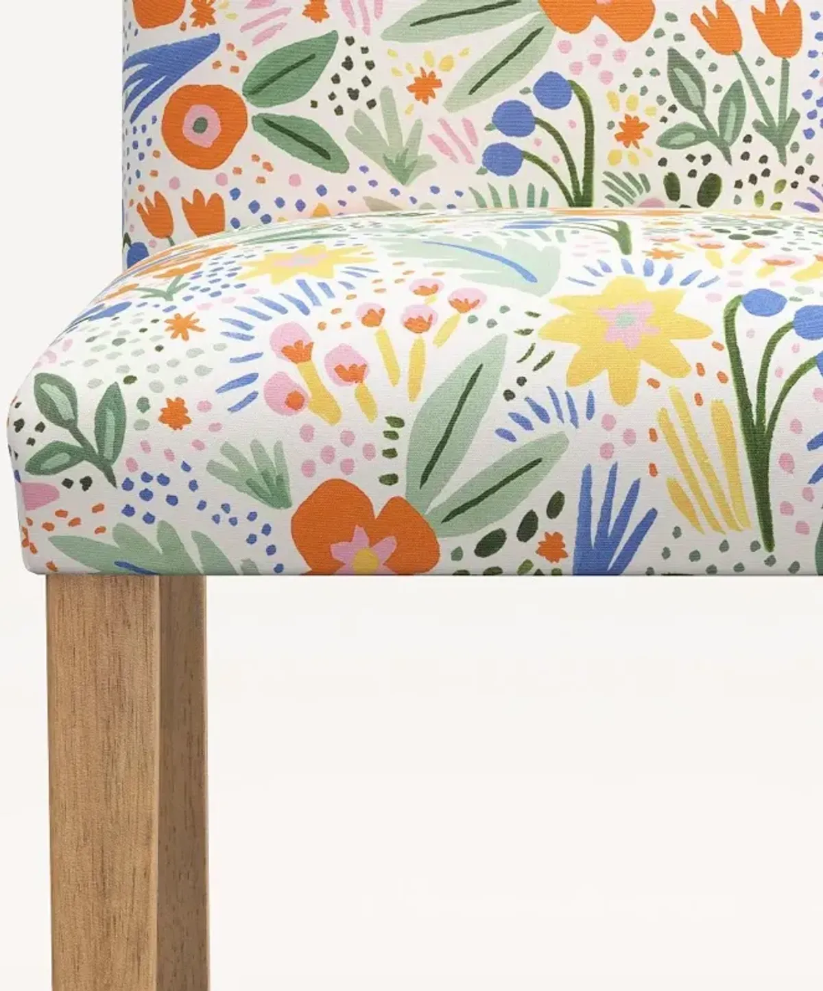 Rifle Paper Co. Lorraine Multi Color Floral Dining Chair