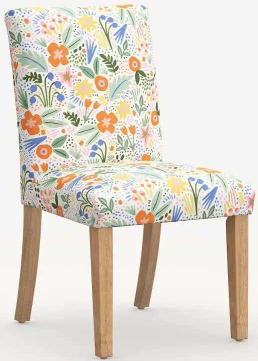 Rifle Paper Co. Lorraine Multi Color Floral Dining Chair