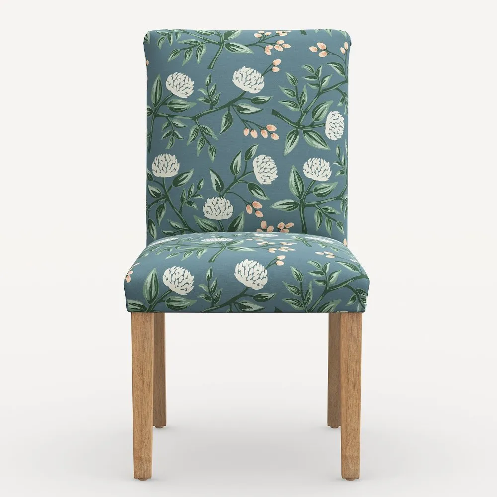 Rifle Paper Co. Lorraine Emerald Peonies Dining Chair