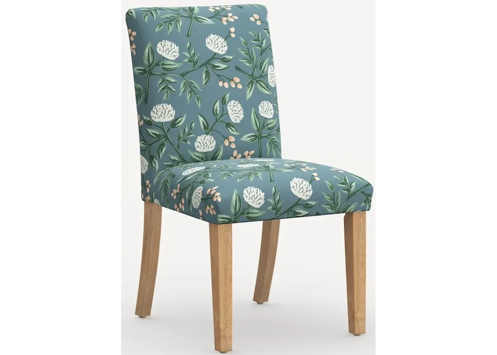 Rifle Paper Co. Lorraine Emerald Peonies Dining Chair