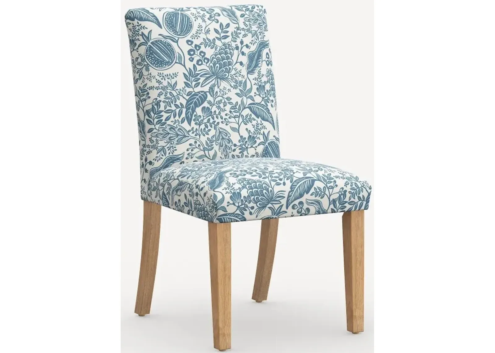 Rifle Paper Co. Lorraine Blue Pomegranate Dining Chair